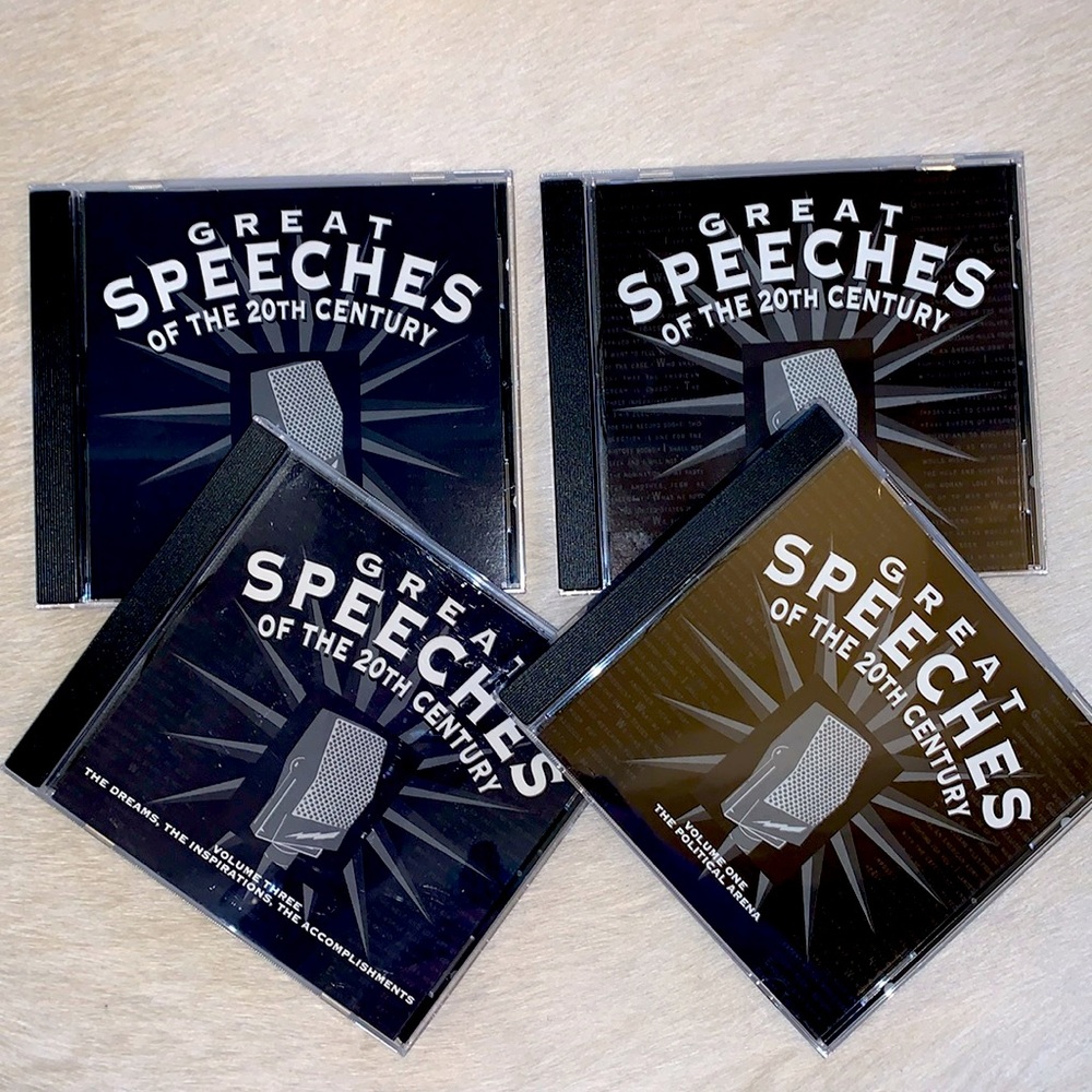 HISTORY FANS-Greatest Speeches - 20th Century-4 CD’s